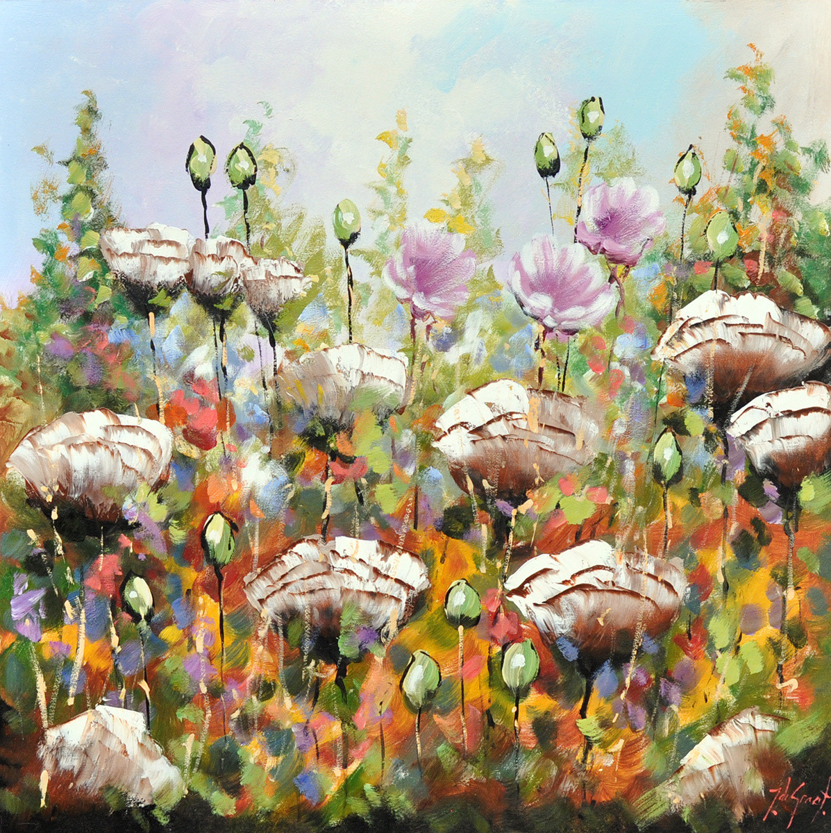 Champ de fleurs